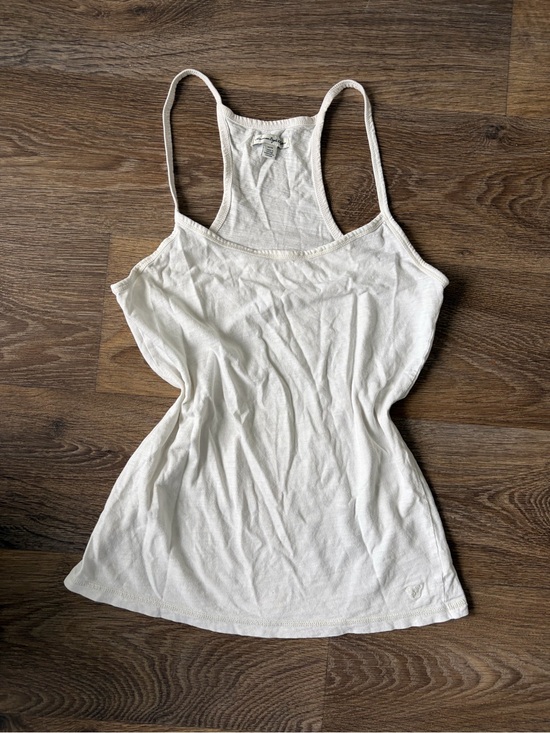American Eagle Outfitters Tops - Y2K American Eagle Soft & Sexy Racerback Tank White M